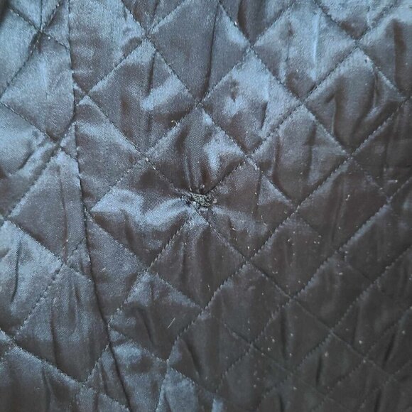 Kut From the Kloth Tweed Peacoat Minimalist Quiet Luxury Dark Academia LARGE L - Picture 8 of 10